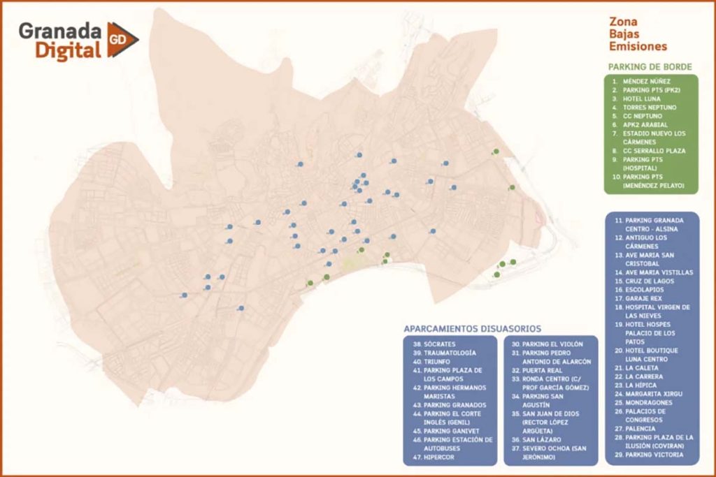 Zona De Bajas Emisiones ZBE De Granada actualizado 2026 Zona De Bajas Emisiones ZBE De Granada actualizado 2026