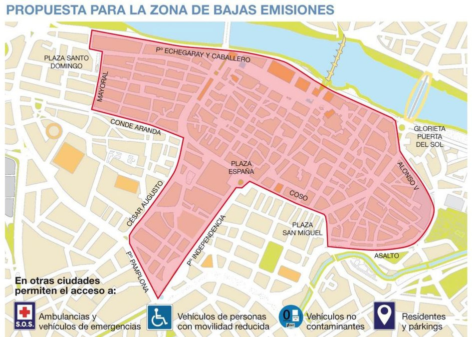 Propuesta de ZBE de Zaragoza